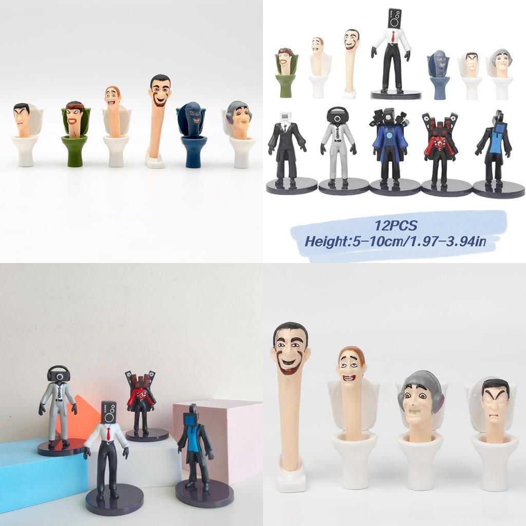 Skibidi Toilet Toy Figures Premium Material 12 Distinct Characters Lifelike And Perfect For Collecting Characters)