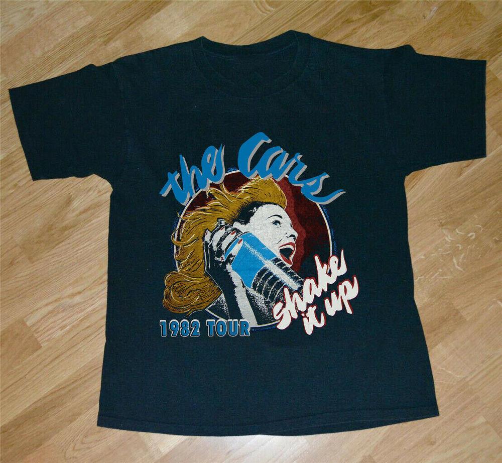 The cars Band New Vintage Black Unisex Cotton T-Shirt S-2345XL Unisex T-Shirt XXXXL