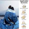 1pc Penguin Iceberg Blanket, Lightweight Flannel Throw Blanket For Sofa, Bed, Travel, Camping, Living Room, Office, Couch, Chair, And Bed