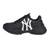MLB Big Ball Chunky Artificial Leather Cushioning Abrasion Resistant Height Increasing Low Top Chunky Sneakers Unisex 3ASHC101N-50BKS(Team147-)