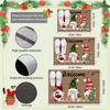 1pc Festive Christmas Gnome Welcome Doormat Rectangular Holiday Floor Mat Featuring Three Gnomes Home Decor Christmas Decoration