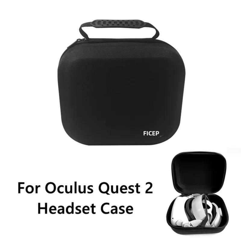 FICEP Bag For Oculus Quest 2 /Meta Quest 3/ Pico 4 Case Portable Boxes VR Headset Travel Carrying Case Hard EVA Storage Box Bag