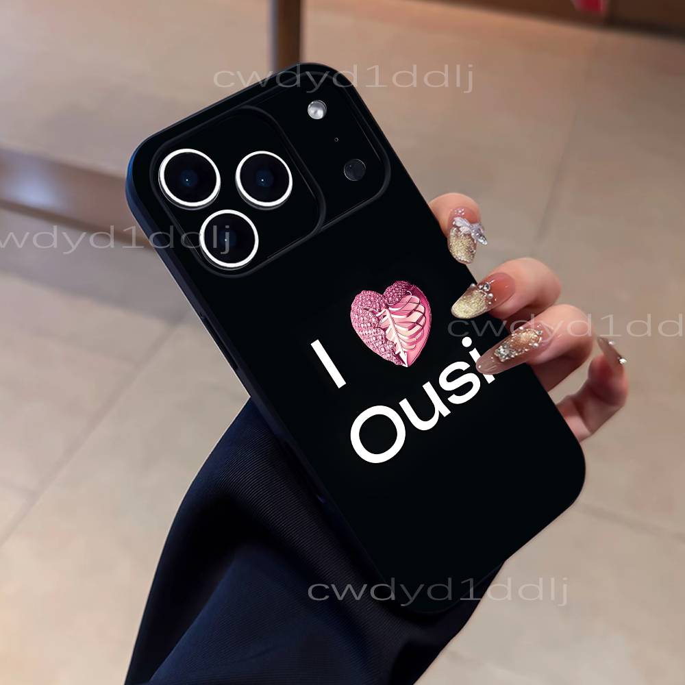 

O-Omar Courtz POR SI MANANA For iPhone 17,16,15,11,12,14,13 Pro Max Mini XS,XR,7 Plus 16E Air Soft Black Dustproof Phone Case iPhone12
