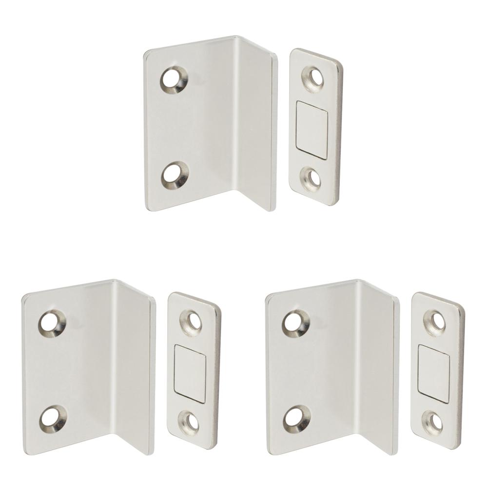 1-20Set Magnetic Cabinet Catches Magnet Door Stops Hidden Door Closer With Screw For Closet Cupboard Furniture Hardware Tool