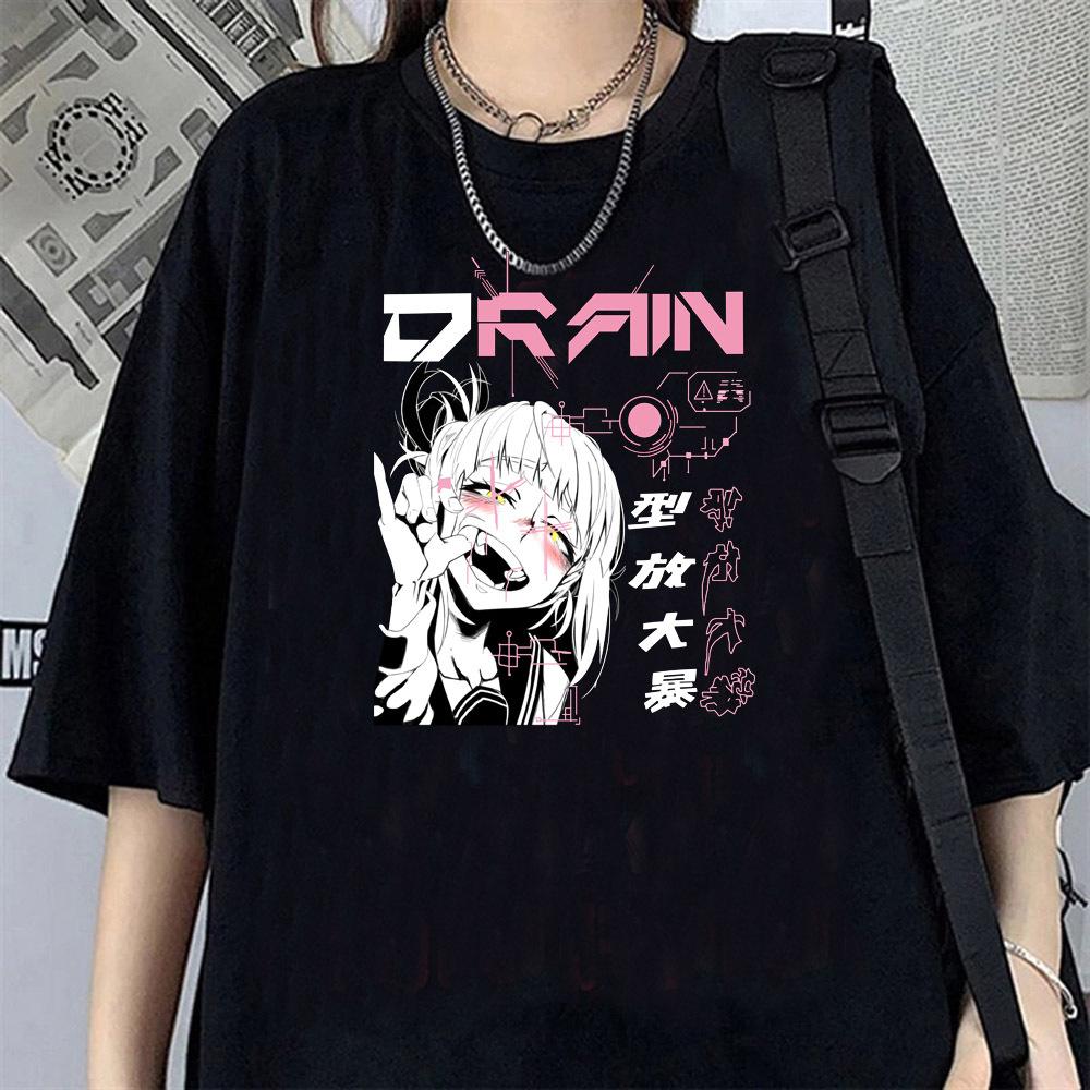 Himiko Toga Tshirt Teen Anime Grunge Aesthetic 80s Hip Hop Harajuku  Top Tees Women Psychedelic 80s Classic Vintage Harajuku