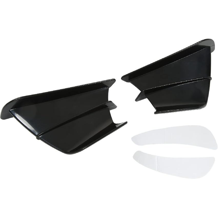 Motorcycle Side Winglet,Motorcycle Side Spoiler Front Fairing Aerodynamic Winglets for 250 Z900 Z1000 (Glossy Black)