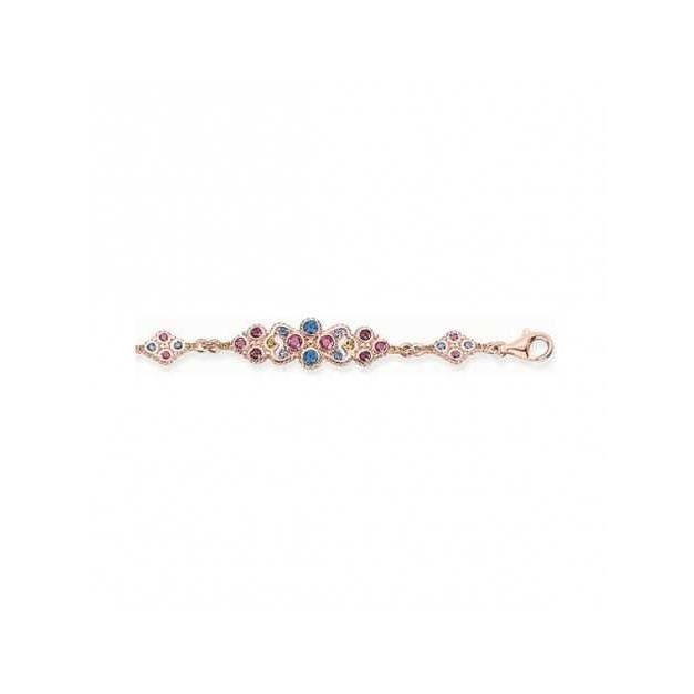 Bracelet - Thomas Sabo - A1668-068-7-L19V - Argent 925 - Multicouleur - Femme