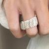 New Delicate Tassel Skirt Rings for Women Design Sense of High Quality Light Luxury Fashion Temperament Rings Romantic Jewelry