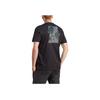 Adidas City Escape Split-Hem Floral Print Sports Casual Short-Sleeve T-Shirt Men Tops Black II3479