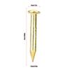 100Pcs Round Head Nail Brass Furniture Hinge Hardware Accessories 10mm15mm18mm22mm10mm Length