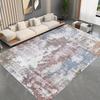 Ink Splash Style Imitation Cashmere Rug - Stain-Resistant Living Room or Bedroom Carpet, Large Area Coverage