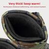 Herren-Stiefel bis zur Wade Outdoor Wasserdicht Schneestiefel Dickes Plüsch Warm Winter Botas Rutschfest Angelstiefel Winter Baumwolle Gummistiefel