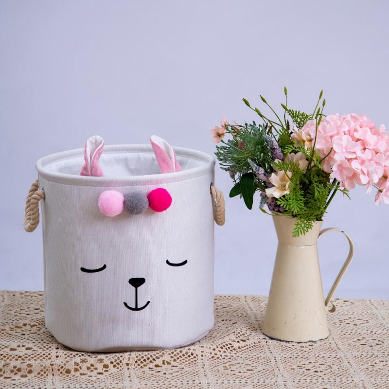 Duże Pudełko do Przechowywania z Tkaniny z Zapięciem na Sznurek Składane Pudełko Organizacyjne Pudełko do Przechowywania Ubrań