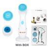 3 In 1 Electric Cleansing Brush Ultrasonic Facial Cleaner Face Massagers Sonic Rotating Cleansing Brush Face Deep Cleansing Tool