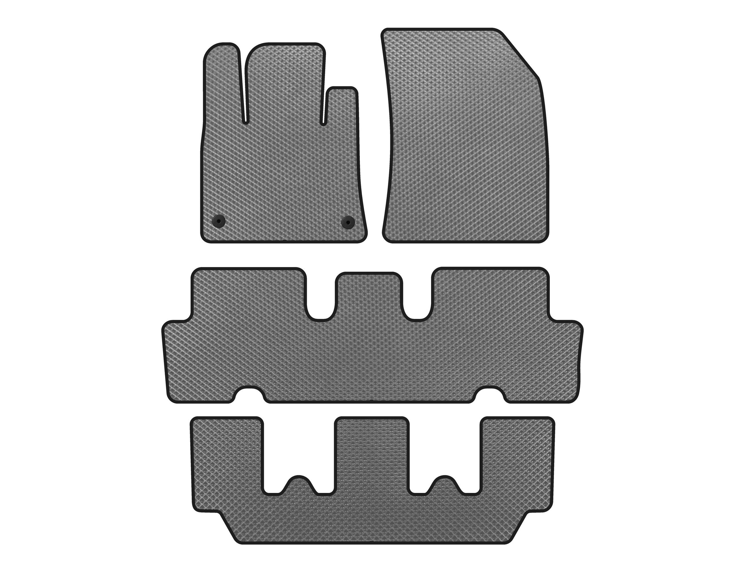 

EVA mats (3 rows, Gray) for Citroen C-4 Picasso 2013-2022
