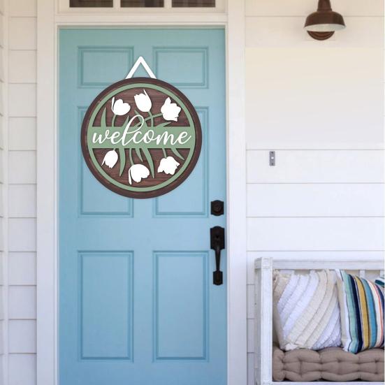 

Декоративная пасхальная табличка, антикоррозийная очаровательная подвеска в виде знака счастливой весны, домашний декор