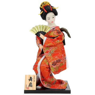 Ledmomo Japanese Doll Ornament Dance Maiko Japanese-style Souvenir Gift Foreigners Kimono Geisha Model Oriental