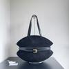 Neues Nischen-Design Leder Retro Handtasche mit großer Kapazität Damen Pendler Umhängetasche Große Tasche Tragetasche