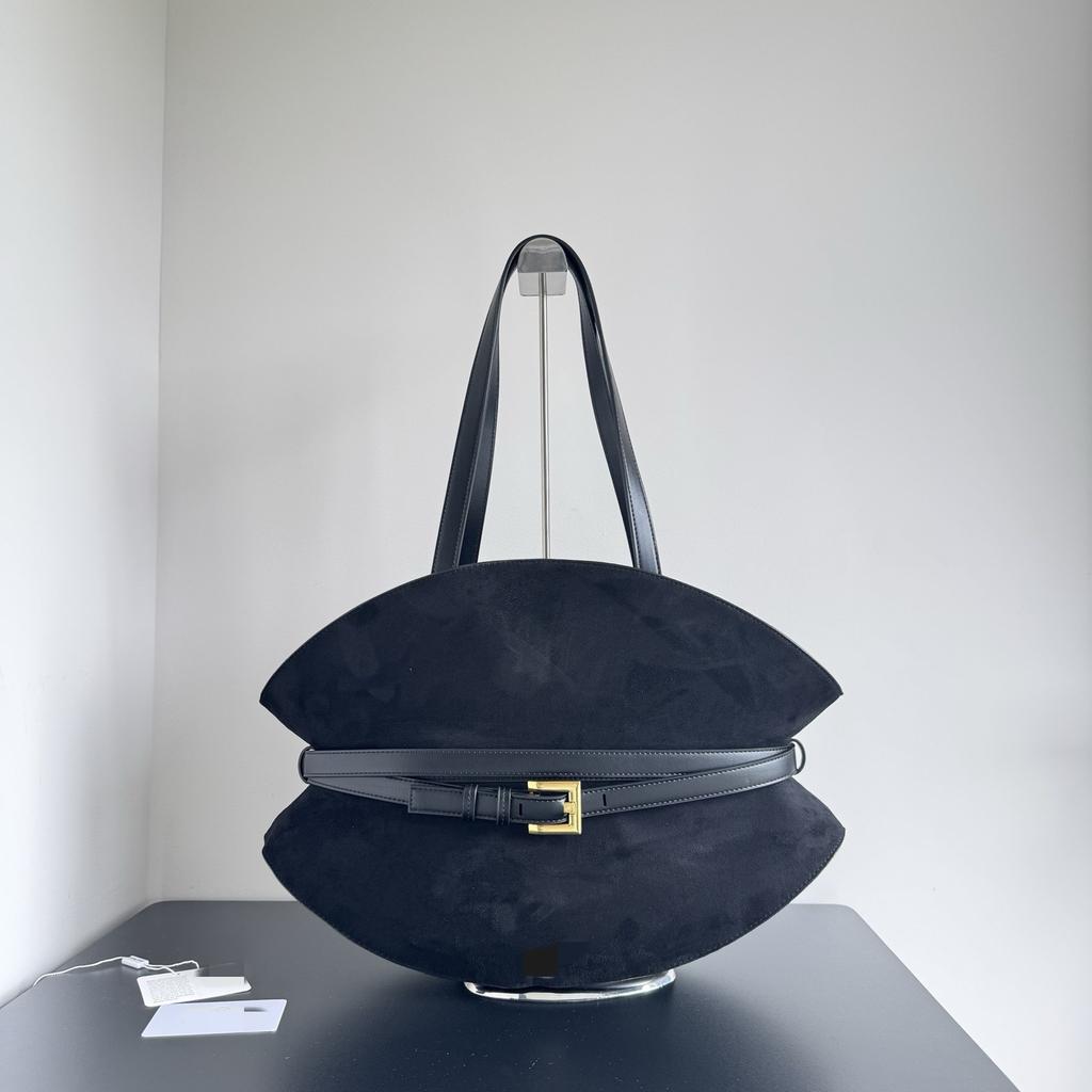 Neues Nischen-Design Leder Retro Handtasche mit großer Kapazität Damen Pendler Umhängetasche Große Tasche Tragetasche