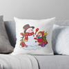 Merry Christmas Snowman Decoration Home Pillowcase Cushion Cover 50X50Cm Autumn Nordic 40X40Cm Modern Living Room Sofa Bed