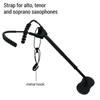 Comfortable Saxophone Shoulder Strap Sax Harness Strap Adjustable for Alto/Tenor/Soprano Saxophones