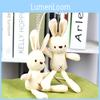 Adorable Corn Rabbit Plush Toy With Soft Short Plush And Pp Cotton Filling 20cm