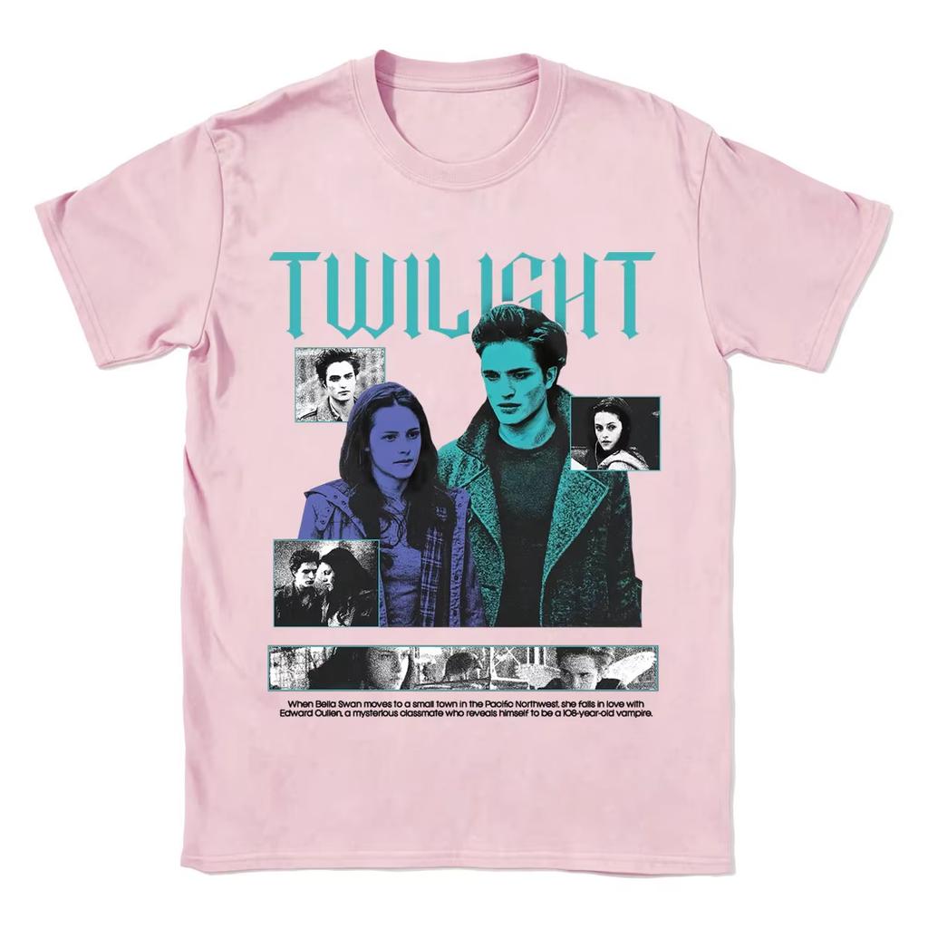 Twilight Edward Cullen Bella Swan Vampire Graphic Unisex Short Sleeve Women And Men T-shirt