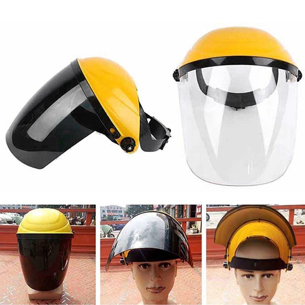 PC Plastic Portable Transparent Protective Welder Face Cover Welding Helmet Auto Darkening Anti Splash Safety Shield Visor