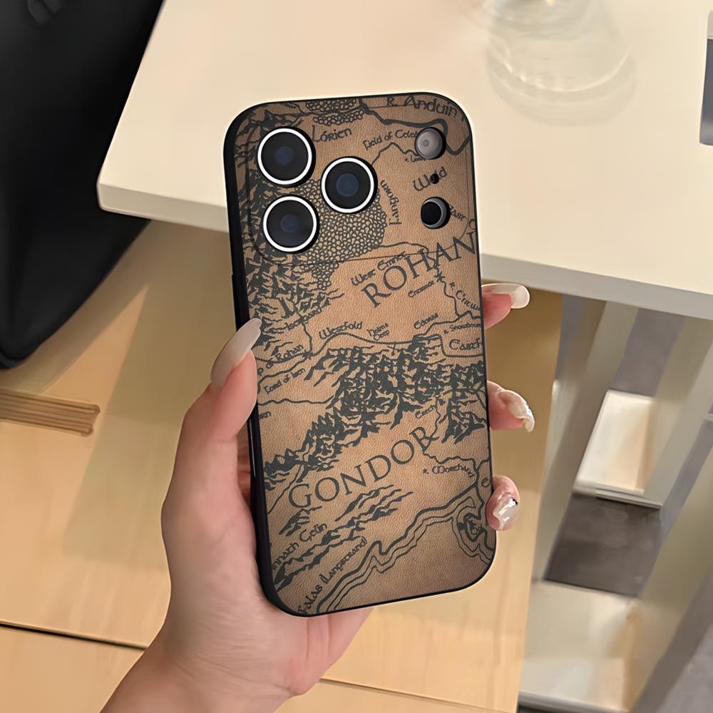Movie Rings Of The Lords Phone Case For IPhone 17 Air 16 E Pro Max 15 14 13 Mini 12 Pro 11 Max Plus Black Soft Shell
