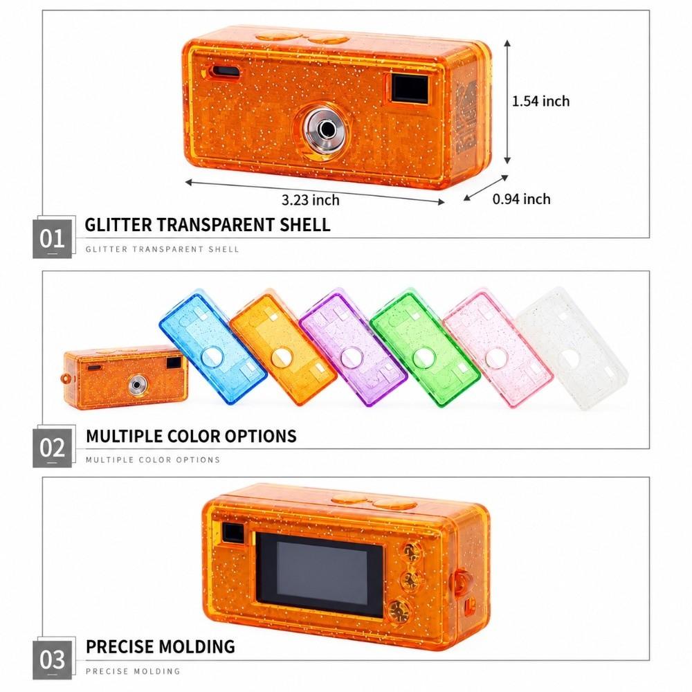 Shock Resistant Protective Shell Keychain Camera Cover for KODAK CHARMERA 1987 Outdoor Photography