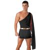 Mens Halloween Mr Toga Cosplay Jumpsuit One Shoulder Chiffon Dress Nightclub Bodysuit Carnival Dress Up Costumes