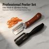 Multi-functional Peeler Stainless Steel Vegetable Peeler with Wooden or Stainless Steel Handle Potato Peeler Kitchen-Specific7