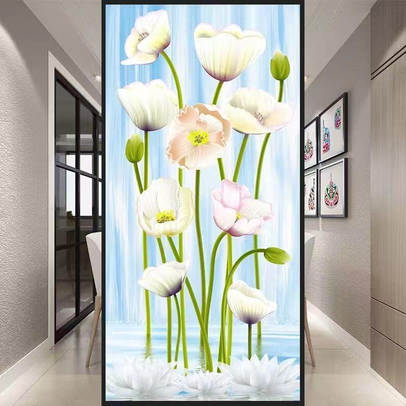 Glue-free Frosted Window Glass Sticker Living Room Bedroom Bathroom Translucent Opaque Bathroom Door Anti-peeping Film