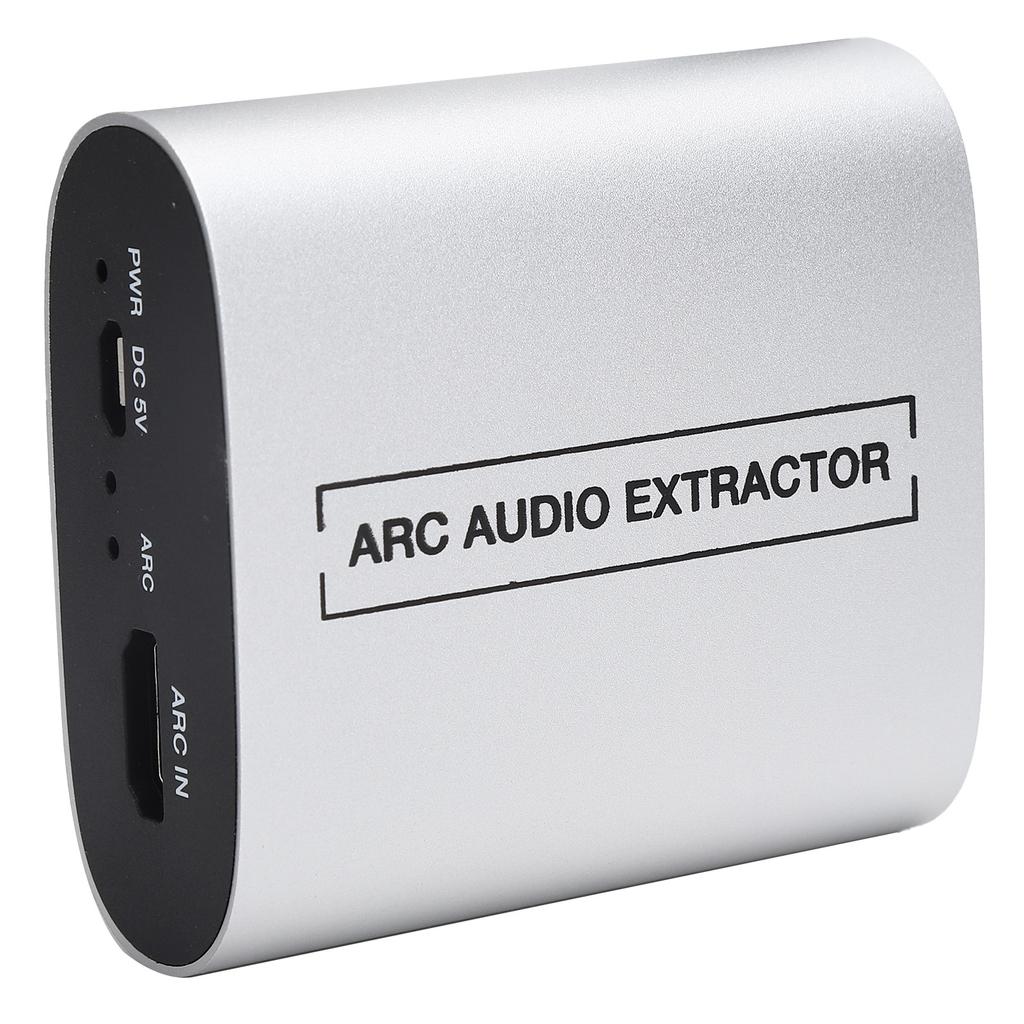 O Decoder ARC Exrtractor Converter Digital High Definition Multimedia Interface Silver