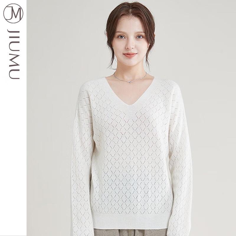 

JIUMU Женский кашемировый свитер с V-образным вырезом YR014 M