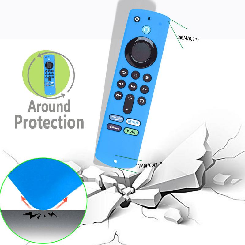 All New Silicone Cover Washable Anti-fall Protective Case for Fire TV Stick 4k Max Non-slip Shell Cover Silicone Case
