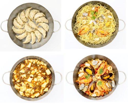 Fujita Metal Iron Pot 26cm Fabricado no Japão Sweet Craftsmanship 064406 Duas mãos