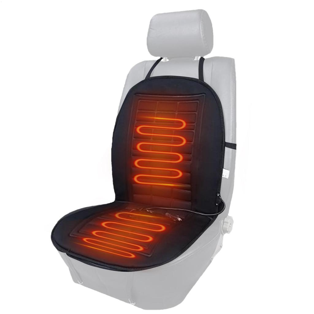 12V Heating Warmer Car Seat Cushion Heated Car Seat Cover Winter Warmer Automotive Accessories Car Seat Warmer Pad with 2 Levels