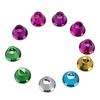 10pcs Colourful Bells Bird DIY Accessory Colourful Iron Interactive Bell Toys for Parrots3.2CM