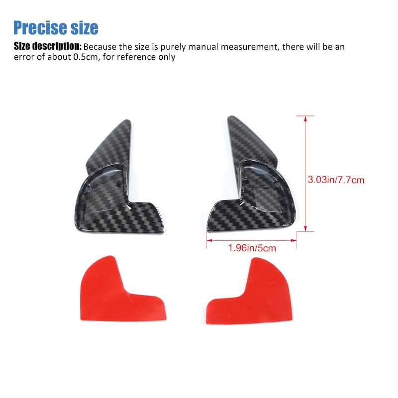 Paddle Shifter Decoration Protective Cover For Dodge Charger For Challenger 2015 Up For Dodge Durango 2014 Up Interior Accessories