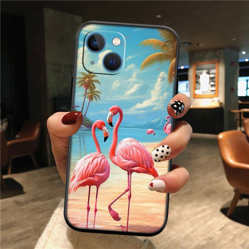 IK28 Flamingos Pink New High-End Shell Phone Case for iPhone SE X XS XR 16E 17 11 Pro Max 8 7 6 6s Plus Air