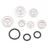 10Pcs Brake Master Cylinder Sight Glass With O Ring Motorcycle Brake Master Cylinder Window For Motorcycle Atv