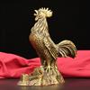 Exquisitely Crafted , Brass Ornament, Large Golden , Copper , Great Wall Rooster Orname