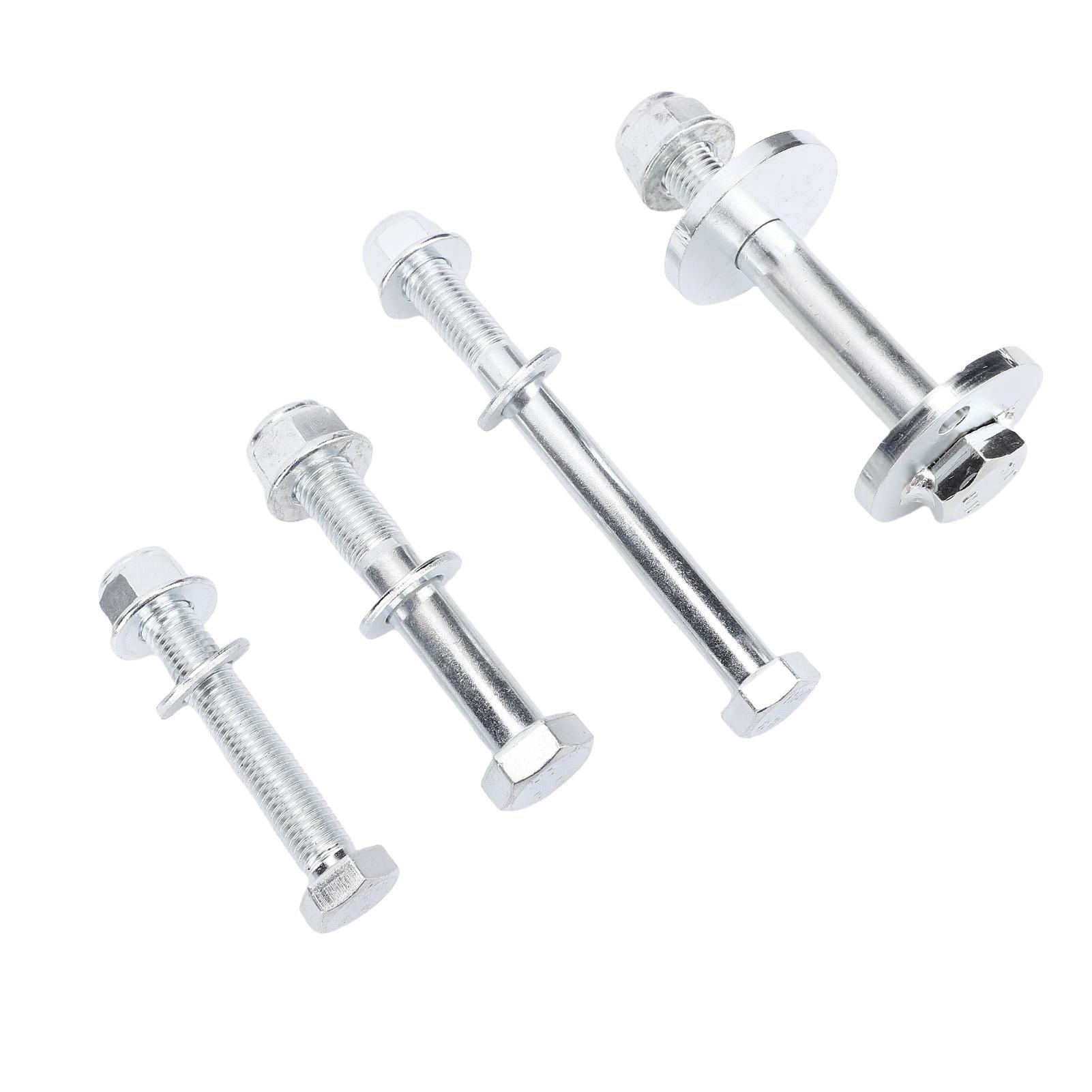 Réglage de la géométrie Carrossage Pivots  s Bras de suspension Came s Kit Supérieur Inférieur Remplacement Conception Innovante pour Prévenir la Rouille 8 Pièces Incluses pour Co