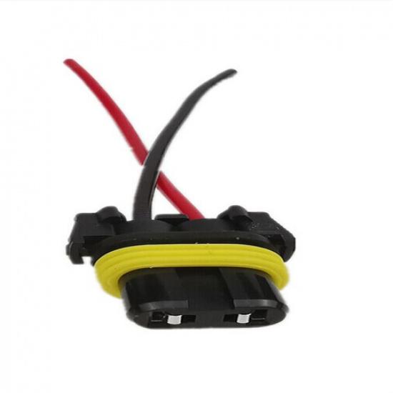 2PCS 9005 9006 Socket Extension Wiring Harness Fog Light Connector US
