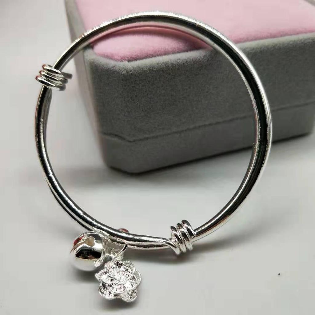 Bransoletka z gwiazdkami posrebrzana na Walentynki dla kobiet - Modny prezent w stylu Douyin dla przyjaciółki