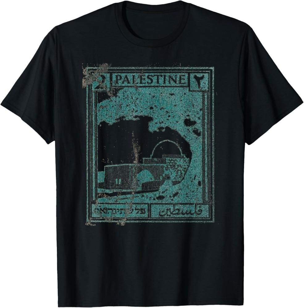 

Free Palestine Vintage Stamp Stand for Peace Unisex T-Shirt XXXXL