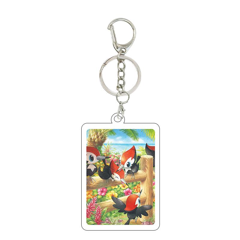 1pc Anime Charizard Mewtwo Gardevoir Cartoon Cool Game Characters Self Made Acrylic Keychain 5cm Pendant Decor Gifts Wholesale