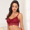 Kant Bloem Mooie Rug BH Wrap Borst Buis Top Gevoerd Anti-blootstelling BH's Dames Meisjes V-hals Camisole BH