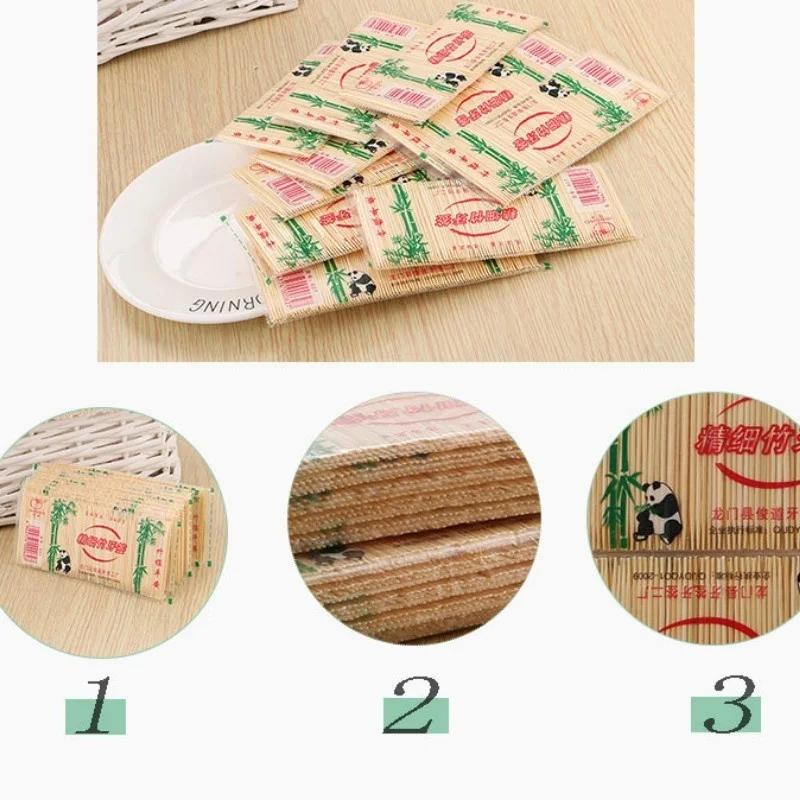200 Pcs A Pack Bamboo Toothpicks Oral Wooden Tooth Pick Care Bamboo Products Chinese Style Toothpicks